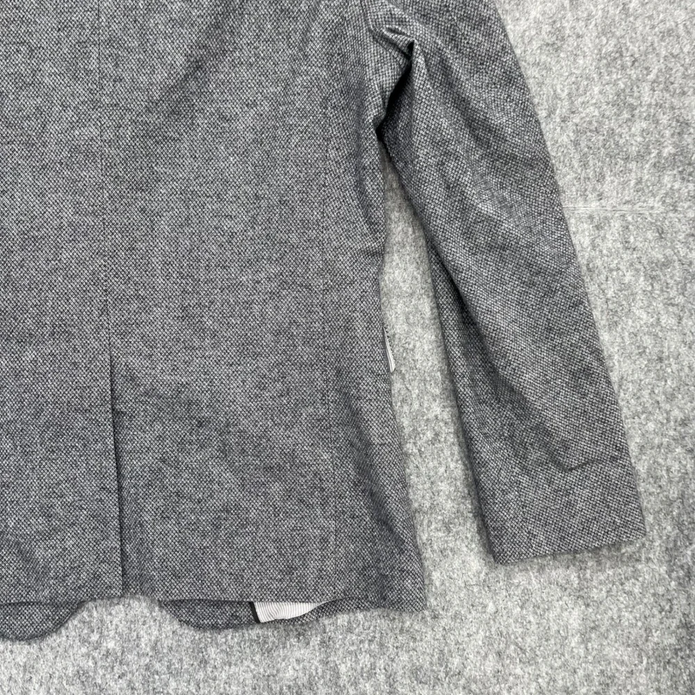 Banana Republic Blazer Mens 38R Slim Fit Gray Textured Blazer Sport Coat New